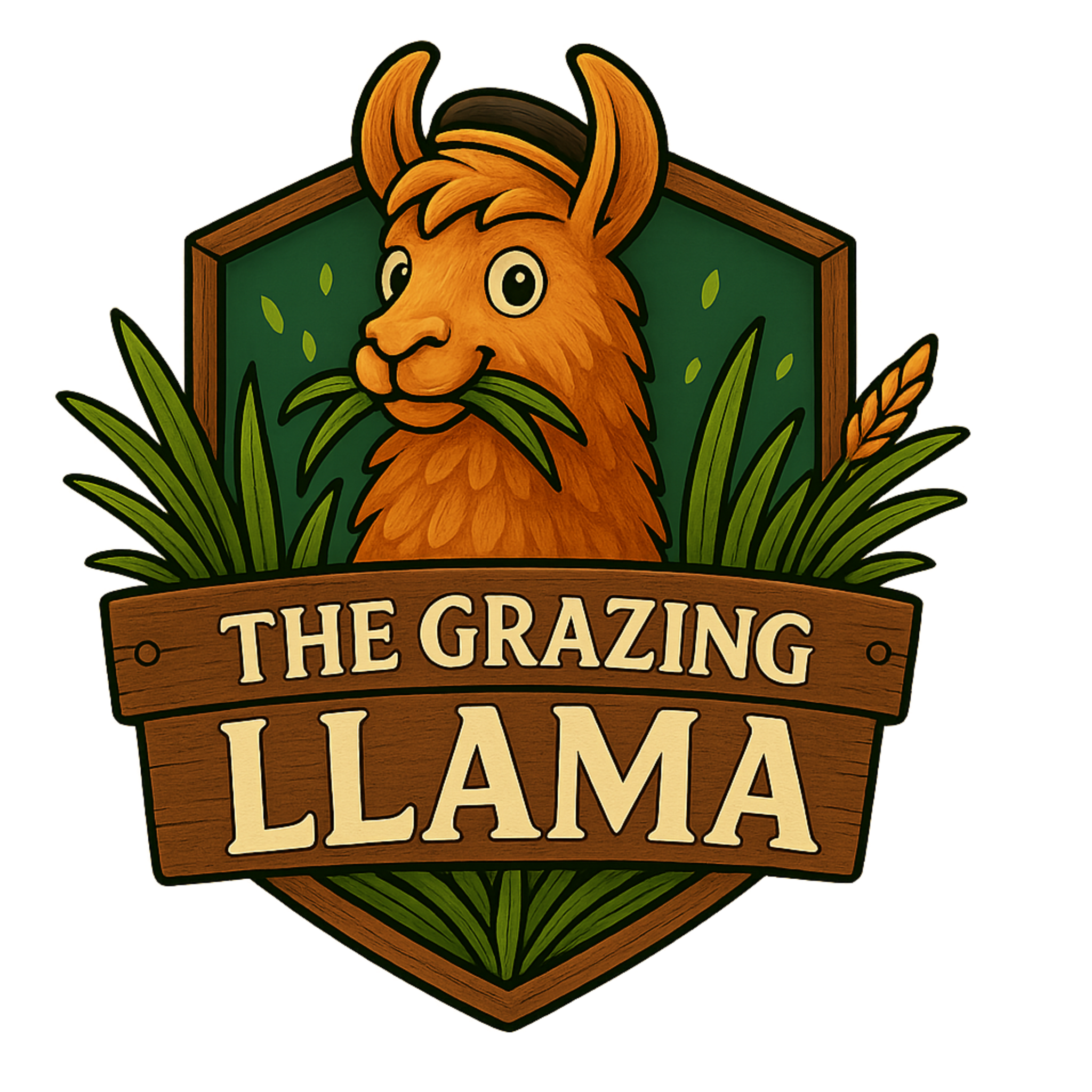 The Grazing Llama logo